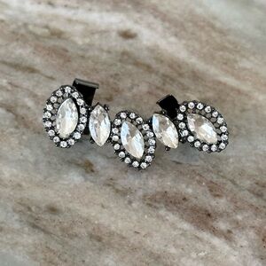 Jewel Ear Cuff- Sparkly Rhinestone / Cubic Zirconia - Party